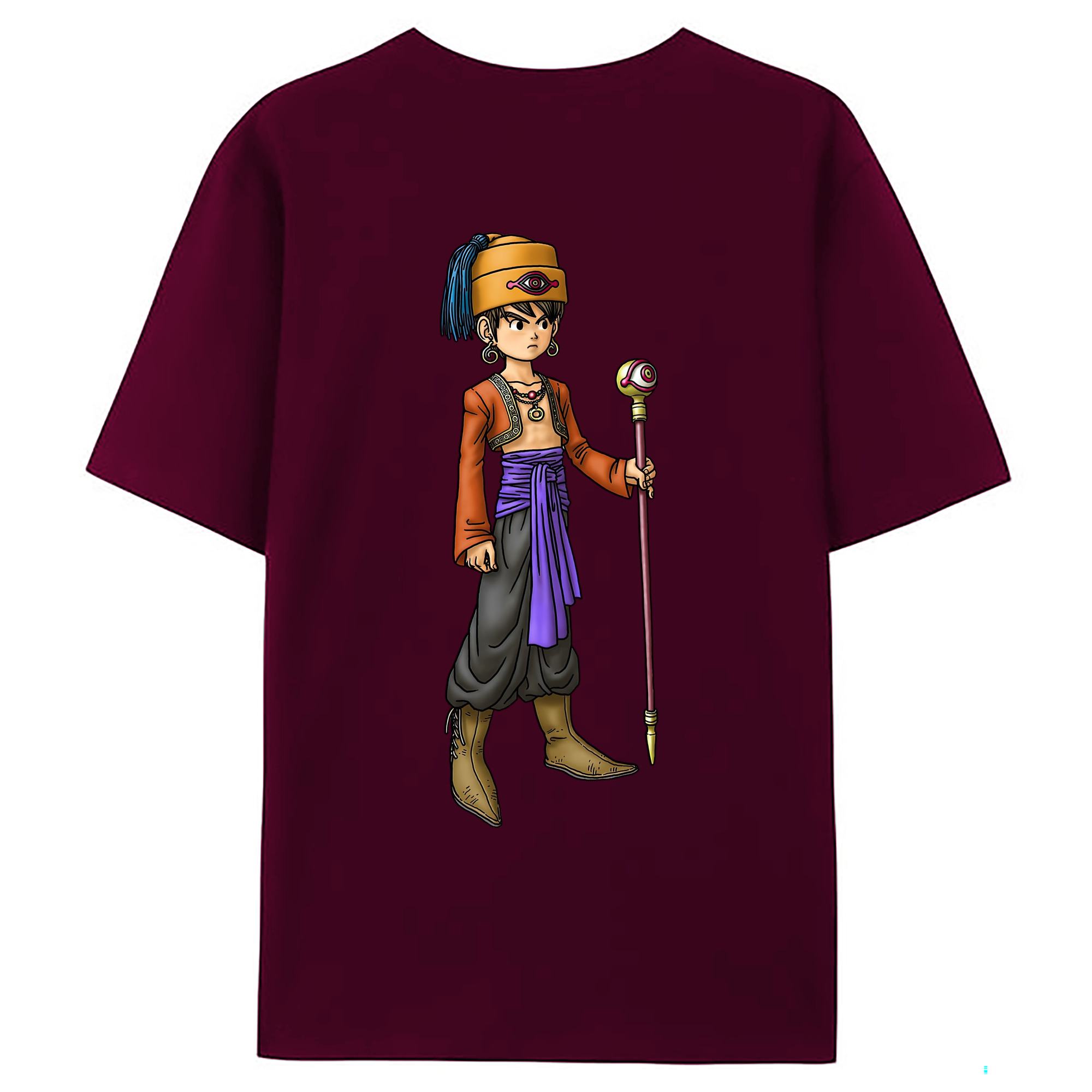 （画像用） ドラゴンクエスト Doragon Kuesuto Dragon Quest レディース半袖Tシャツ(バックプリント)